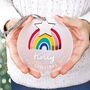 Personalised Baby’s First Christmas Rainbow Decoration, thumbnail 3 of 4