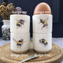 Bone China Bee Egg Cup, thumbnail 3 of 11
