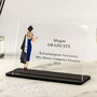 Personalised Female Graduate Minimalist Acrylic Plaque, thumbnail 1 of 6