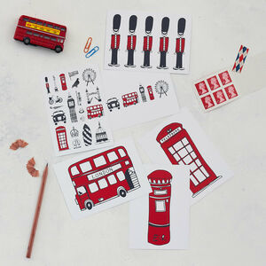 London Theme Bunting Underground Bus Taxi Soldiers Children's Bedroom Playroom 