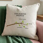 Personalised Family Tree Branch Cushion, thumbnail 1 of 5