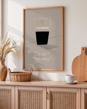 Guinness Half Full Print, 5 of 10