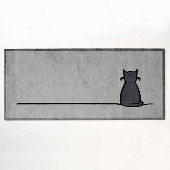 Sitting Cat Runner Doormat, 2 of 3