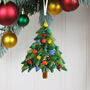 Handmade Glass Christmas Tree Decoration, thumbnail 1 of 6