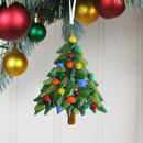Handmade Glass Poinsettia Christmas Tree Decoration By Jessica Irena ...