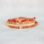 Sacral Chakra Bracelet Set For Creativity And Emotional Balance, thumbnail 2 of 5