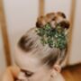 Large Peridot Green Crystal Hair Comb, thumbnail 1 of 5