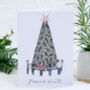 Luxury Illustrated Pack Of Six Christmas Cards, thumbnail 2 of 4