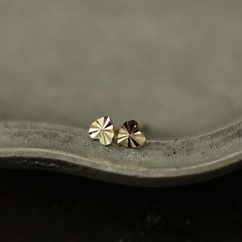 Best Daughter Gold Plated Mini Heart Stud Earrings, 5 of 7