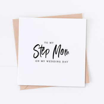 Step Dad Wedding Bridal Card, 3 of 6
