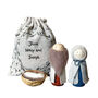 Mini Nativity Character Set Mary Joseph– Christmas Decoration Gift, thumbnail 4 of 5