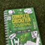 The Complete Cricketer Journal | Match And Training Diary | Cricket Gift Idea Boys And Girls | Sport Wellbeing And Activities, thumbnail 1 of 8
