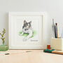 Personalised Watercolour Pet Portrait, thumbnail 2 of 12