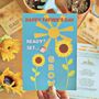 Personalised Sunflower Competition Father's Day Card, thumbnail 6 of 6