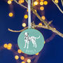 Dalmatian Personalised Dog Christmas Tree Decoration, thumbnail 4 of 6