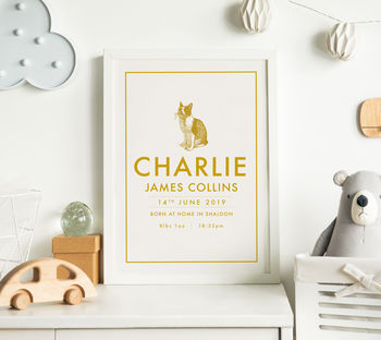 Personalised Animal And Name Print, 5 of 9