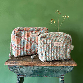 Floribunda Washbag, Duck Egg, 4 of 4