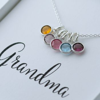 Grandma Birthstone Necklace, 5 of 9