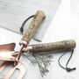 Personalised Luxe Copper Trowel And Fork Set, thumbnail 4 of 10