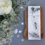 Personalised Metallic Vellum Botanical Place Setting, thumbnail 3 of 4