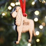 Cocker Spaniel Personalised Dog Wooden Decoration, thumbnail 4 of 4