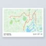 Tokyo Personalised Marathon Map Print, thumbnail 3 of 7