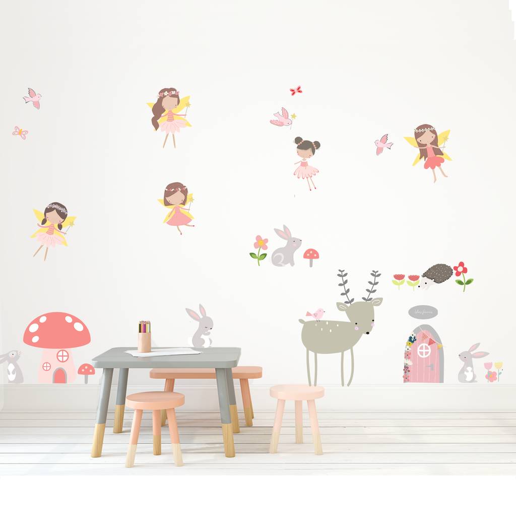 Fairies Fabric Wall Stickers, 1 of 2