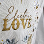 White Jean Jacket Bridal Cover Up 'Electric Love', thumbnail 7 of 10