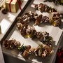 Woodland Sparkle Natural Christmas Garland, thumbnail 1 of 5