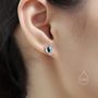Sterling Silver Little Monster Stud Earrings, thumbnail 7 of 12