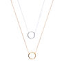 Halo Necklace Gold Vermeil, thumbnail 3 of 4