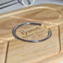 Family Roast Dinner Engraved Meat Carving Board, thumbnail 2 of 3