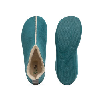 Snugtoes Light Weight Pixie Boot Slippers For Women Turquoise, 4 of 5