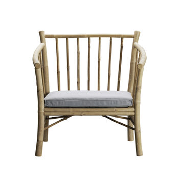 Outdoor Bamboo Chairs Set, 6 of 6