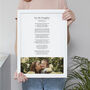 For My Daughter Personalised Photo Poem Print, thumbnail 6 of 11