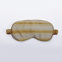 100% Silk Eye Mask Tie And Dye Grey And Gold, thumbnail 6 of 7