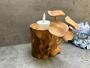 Mushroom Tealight Incense Holder Handmade Teak Wooden Gift, thumbnail 1 of 7