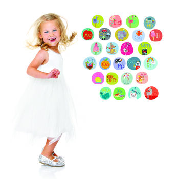 Alphabet Wall Sticker Pack, 3 of 4