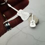 Personalised Silver Acoustic Guitar Key Ring, thumbnail 3 of 10