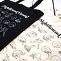 Sighthound Fiesta Cotton Tote Bag, thumbnail 2 of 5