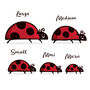 Ladybird Personalised Family Print, thumbnail 6 of 8