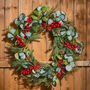 Giant Wild Holly Christmas Wreath, thumbnail 1 of 3