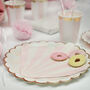 Striped Pink Paper Party Napkins, thumbnail 1 of 3