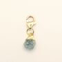 Aquamarine Owner Necklace And Pet Collar Charm Set, thumbnail 6 of 7