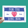 Personalised For The Long Run Card, thumbnail 1 of 3