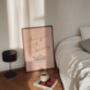 I Love You In The Morning Bedroom Wall Art Print Valentines Day Gift, thumbnail 6 of 9