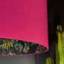 Twilight Deadly Night Shade Lampshade In Watermelon, thumbnail 3 of 10