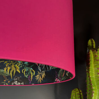 Twilight Deadly Night Shade Lampshade In Watermelon, 3 of 10