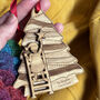 Hanging The Star Personalised Christmas Tree Decoration, thumbnail 4 of 6