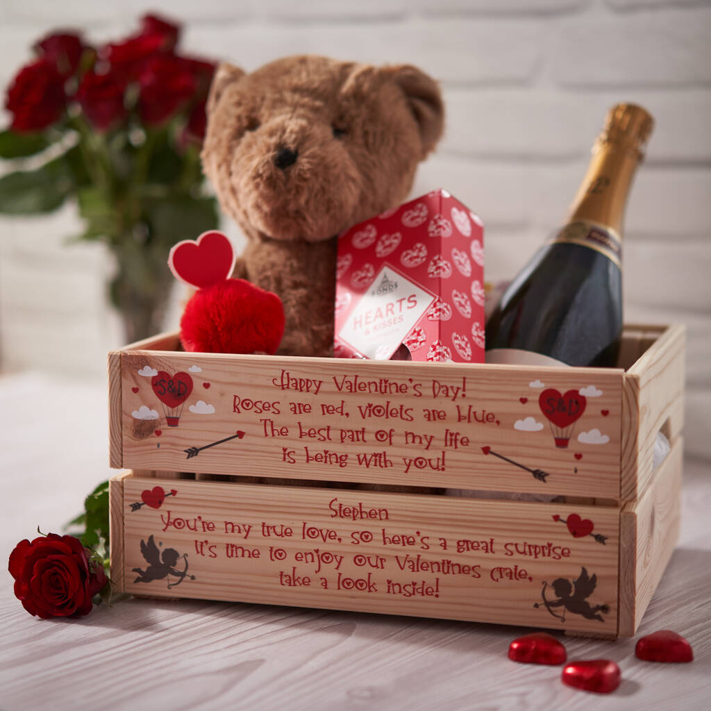 Personalised Valentines Crate Box, 1 of 5